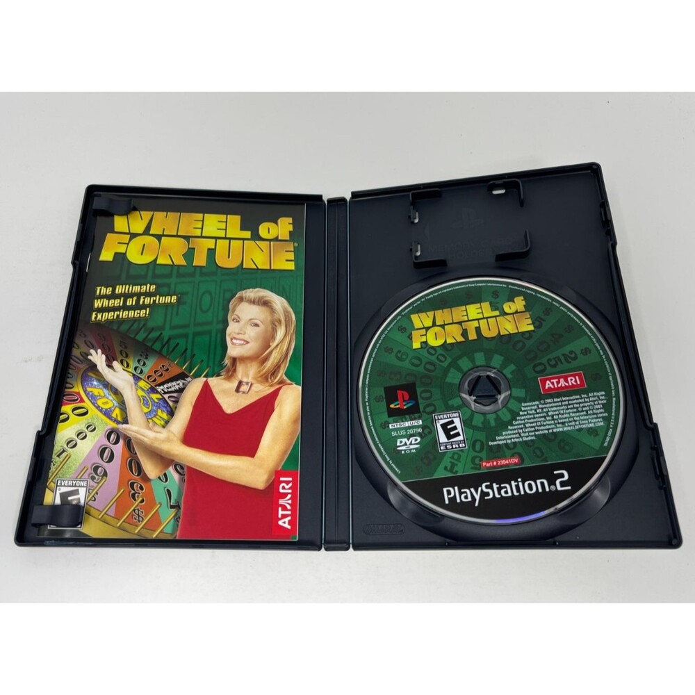 Wheel of Fortune (Sony PlayStation 2 2003) PS2 Complete With Manual